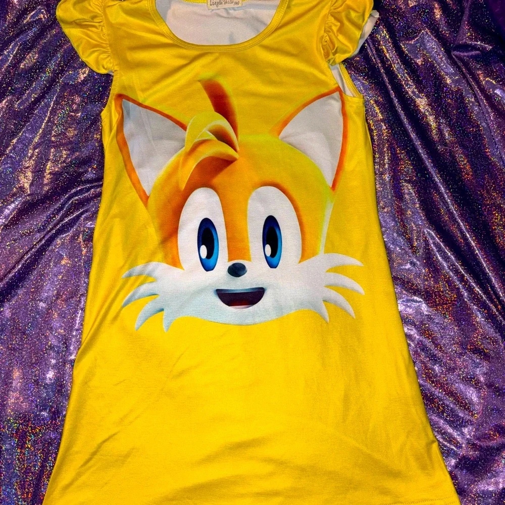 Sonic Tails Silk Nightgown